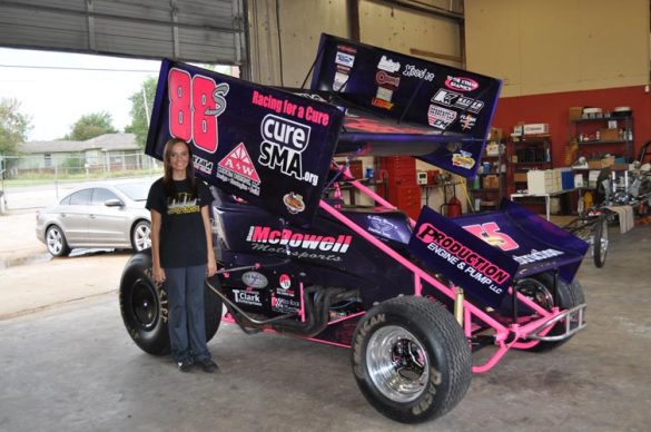 Oklahoma sprint car racer Shayla Waddell